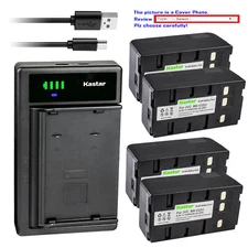 Kastar Battery USB Charger for Panasonic PV-L558 PV-L559 PV-L600 PV-L601 PV-L650