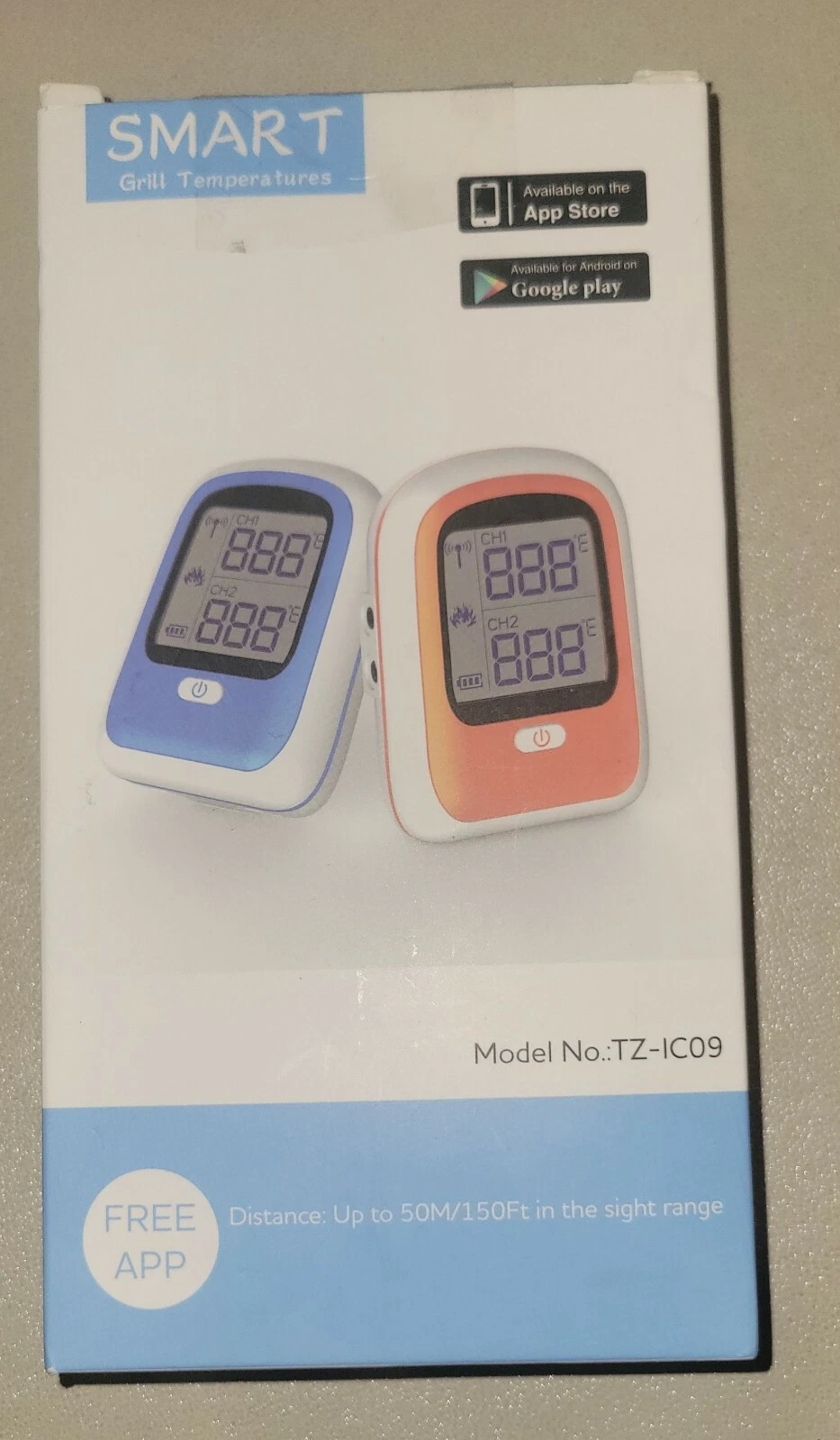 Smart Bluetooth BBQ Grill Thermometer - Temperatures