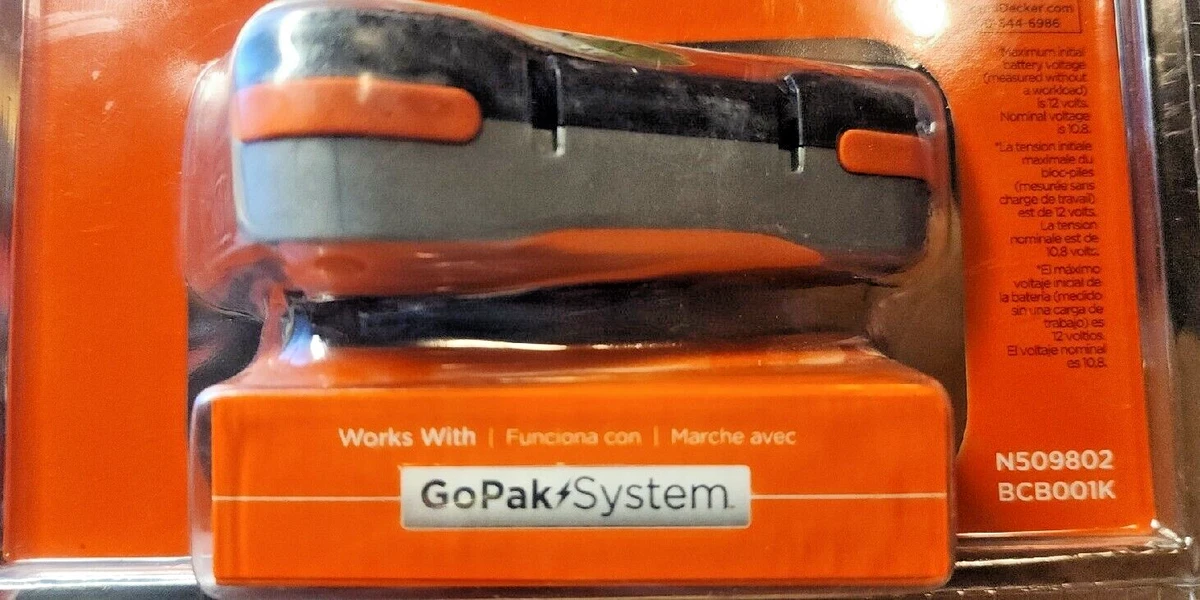 Black & Decker Go Pak Battery #BCB001K