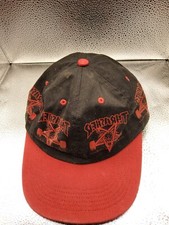 supreme /trasher 6 panel black cap