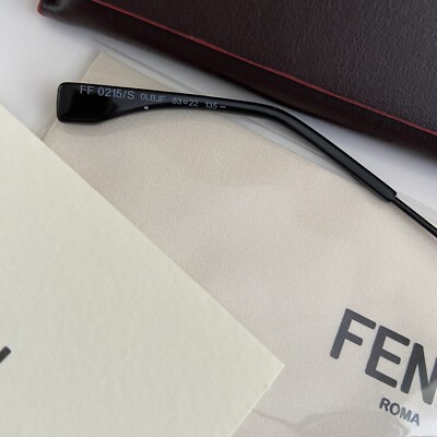 NEW! AUTHENTIC! FENDI 53mm Cat Eye Sunglasses TURQUOISE  display picture 2