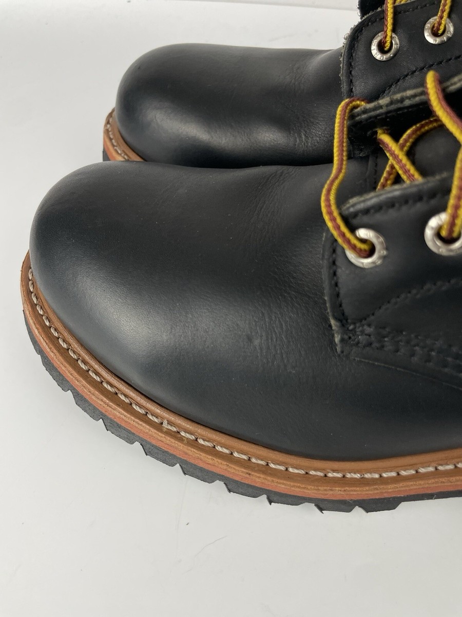 RED WING 2218 Steel Toe Black Logger Boots / Work Boots Men's 10 B