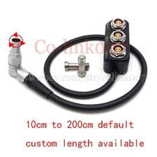 Rotatable 0B 2pin to 0B 2-pin Power Splitter Box 2pin Adapter Power Hub 1-6ft