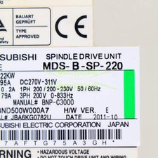 1PCS Used Mitsubishi Servo Amplifier MDS-B-SP-220