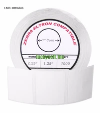 30 Rolls 2.25x1.25 Direct Thermal Barcode Label for Zebra LP2824 TLP2824 LP2844