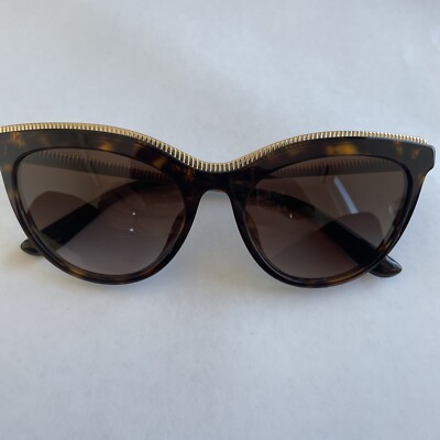 Dolce & Gabbana Black Cat-Eye Sunglasses with Gold Bridge Dolce&Gabbana 53MM Cat-Eye Sunglasses | Saks Fifth Avenue main image 4
