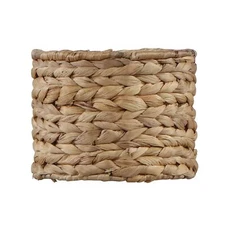 Aspen Creative 50504-1, Water Hyacinth Chandelier Clip-On Drum Shade, 5" Top ...
