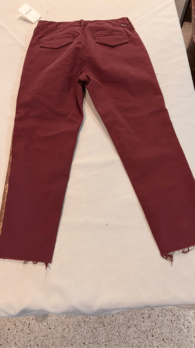 MOTHER THE SHAKER PREP HIGH WAISTED CROP CHINOS SIZE 26 NEW TAGS - Picture 10 of 16