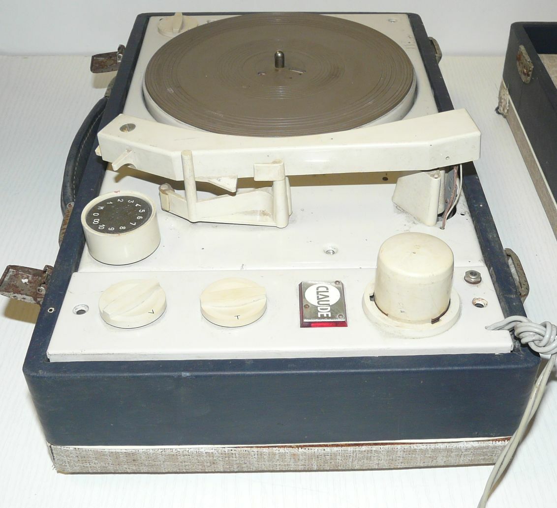 Tourne disque valise Brandt Clarville - Label Emmaüs
