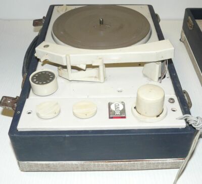 Valisette Tourne-disque Claude - Années 1950/60 - À Restaurer Ou Déco