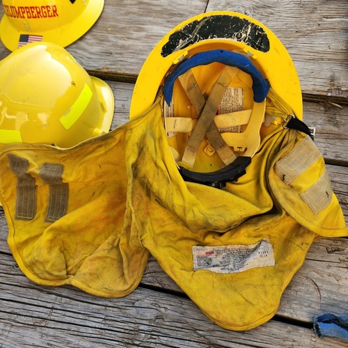 Bullard Wildfire Series Fire Helmet Model FH911 Helmet With Face Cover
