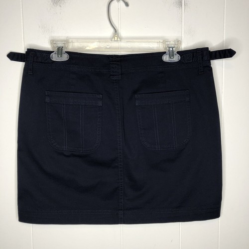 Athleta Skirt Women's Size 10 Navy Blue Adjustable Waist Stretch Pockets - Picture 4 of 9