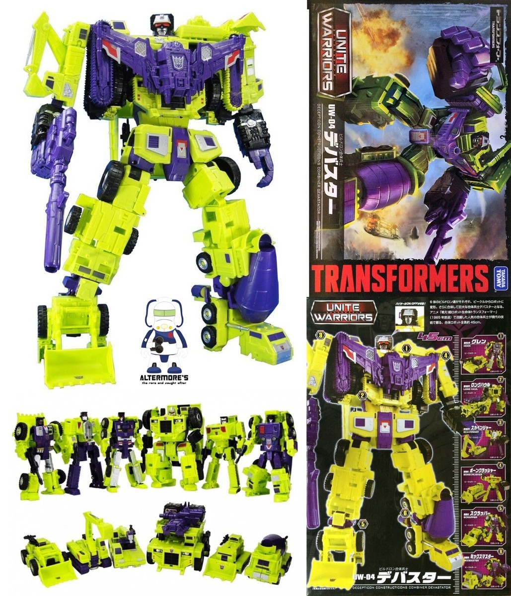 Transformers Takara Titan Class Unite Warriors UW-04 Devastator Ex