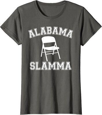 Riverfront Brawl Alabama Slamma Boat Fight Funny Gift Ladies' Crewneck T-Shirt