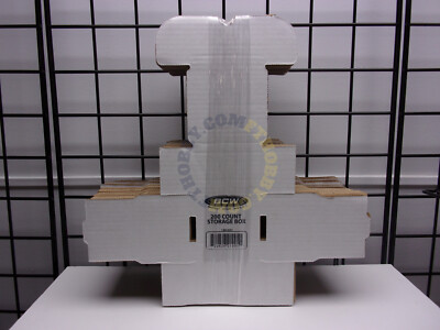 50 BCW 200 COUNT CARDBOARD STORAGE BOX Trading Sports Card Holder Case Baseball