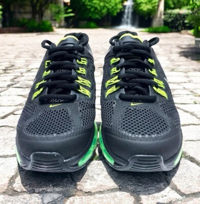 Nike Air Max 2013 Classic Black Volt Kids Size 7Y Shoes New In Box Fast Ship eBay