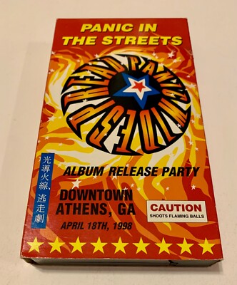 VHS Wjdespread Panic In The Streets Live Athens Georgia April 18th
