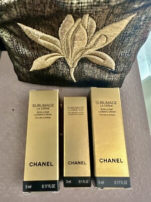 CHANEL SUBLIMAGE SUPREME FACE LE CREME X 2 AND EYES le Creme SET. Top Line!