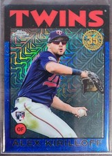ALEX KIRILLOFF RC 2021 TOPPS UPDATE SILVER PACK 1986 BLUE MOJO REFRACTOR 82/150!