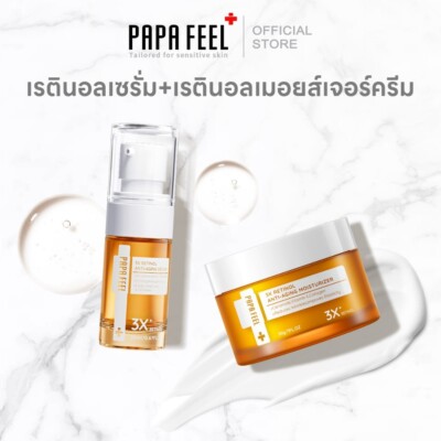 PAPA FEEL 5X Ceramide Recover Cream + Moisture Cream + Anti-Aging