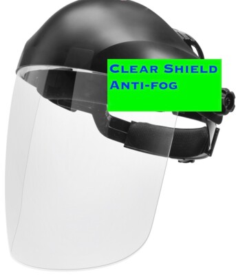 Lincoln Electric OMNIShield Professional Face Shield – High Density Clear Lens, Premium Adjustable Headgear, Impact Protection K3750-1