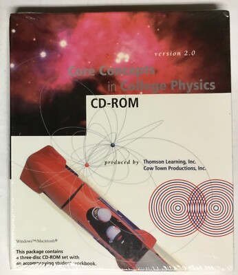 Core Concepts in College Physics v.2.0 2001 CD ROM | eBay