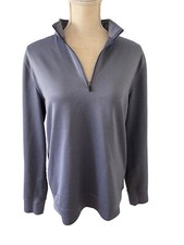 Hickey Freeman Quarter 1/4 Zip Pullover Mens S Stretch Performance Wick Golf