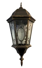 Outdoor Black Gold Ceiling Chain Hung Light Fixture Hanging Antique Clearance