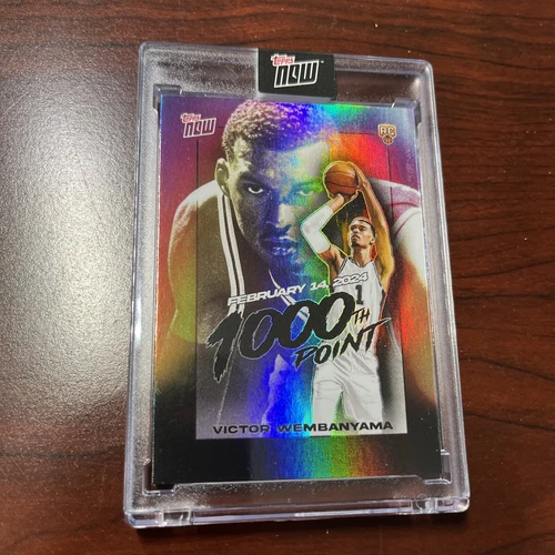 Victor Wembanyama 2023-24 TOPPS NOW Basketball Card VW-1 1000 points