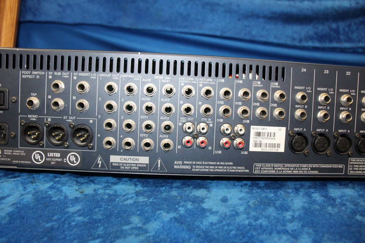 Yamaha MG32/14FX 32-Channel Analog Mic/Line Mixer Audio Yamaha MG32/14FX 32-Channel Analog Mic/Line Mixer Audio
