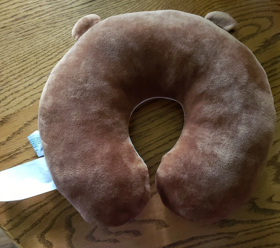 ALMOHADA CUELLO NIÑOS NORTHPOINT CARA ANIMAL VIAJE NIÑOS USADA Foto 3 de 3