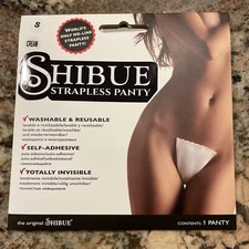 SHIBUE Strapless Panty Size Small Cream. New
