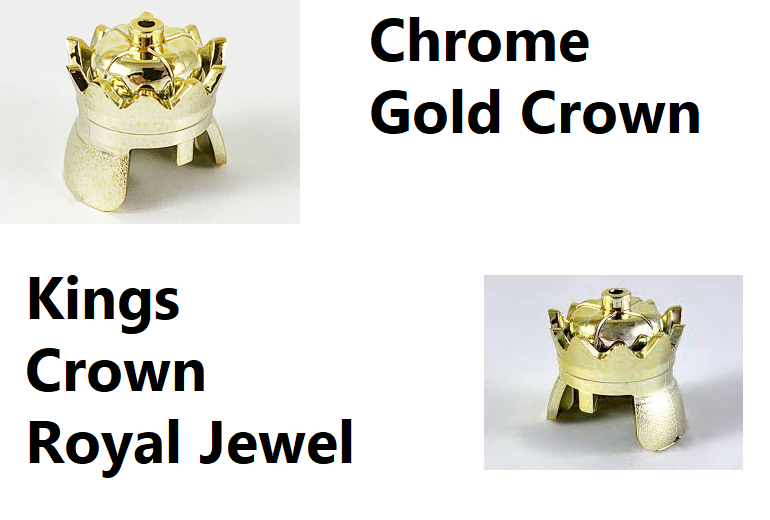 LEGO Minifigure Chrome Gold Crown Kings Castle Neck Protection
