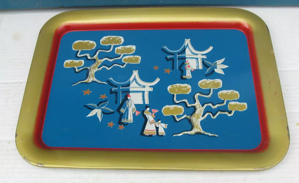 Oriental on sale tv trays