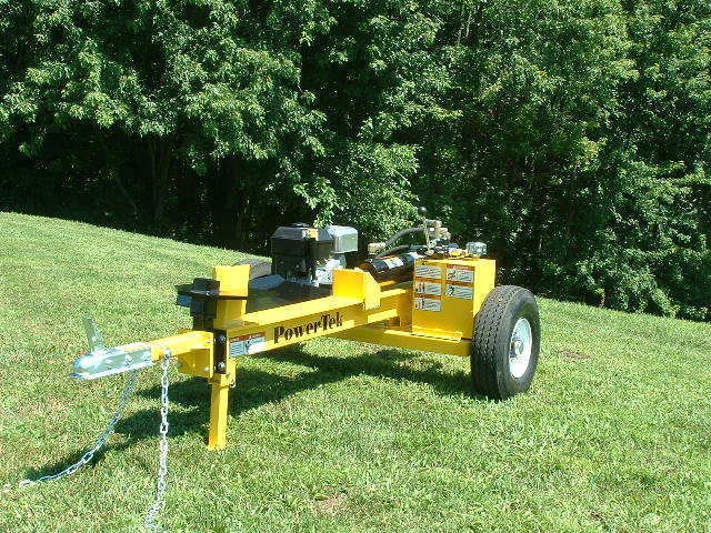 PowerTek 20 Ton Champ FX230 5.5hp Horizontal Gas Wood Log Splitter USA Made