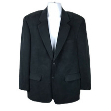 Alfani Classy Grayish Blue 2 Button Blazer Jacket Sz 40R  Lined  Ventless
