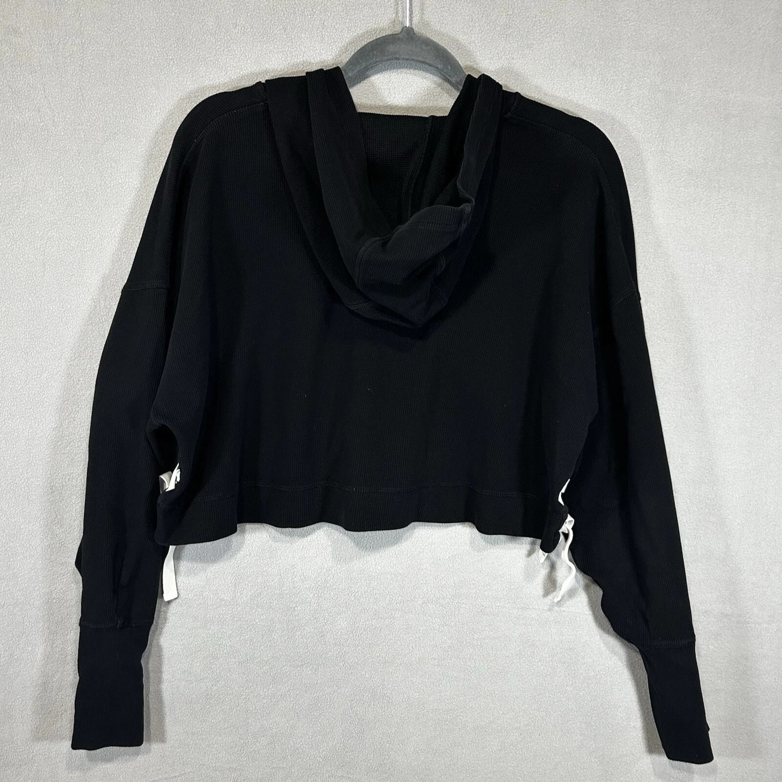sweaty-betty x halle berry nakano oversized waffle knit hoodie
