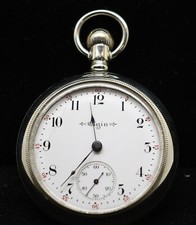 1904 Elgin 15 Jewel Open Face Pocket Watch WATCH082