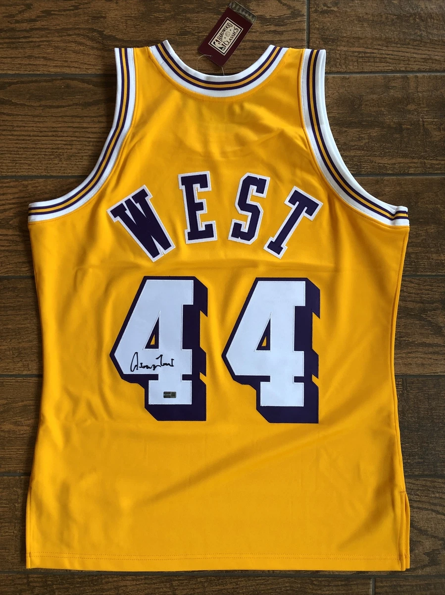 Mitchell & Ness, Shirts, Jerry West Authentic Jersey