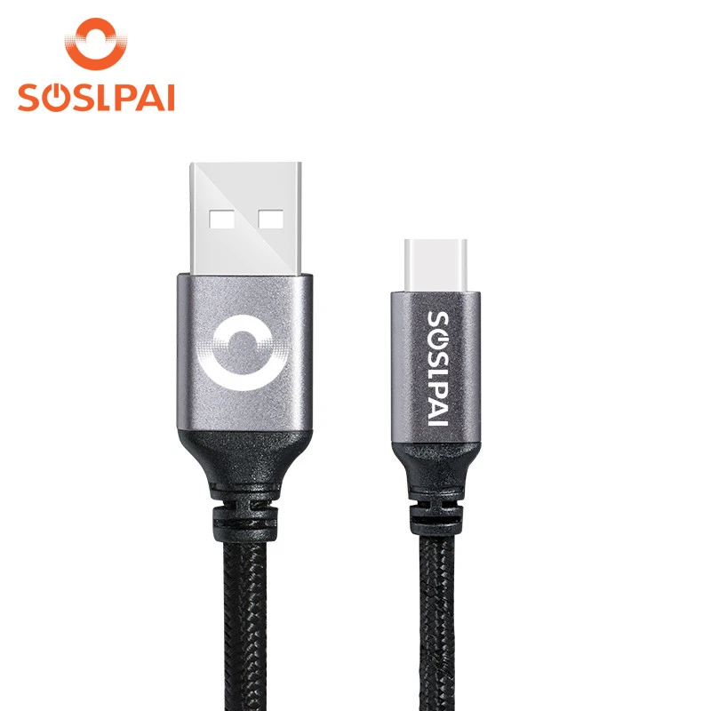 2 in 1 pack Type-C Nylon Braided USB Data Sync Charger Charging Cable Cord 3 ft - Image 4 of 4