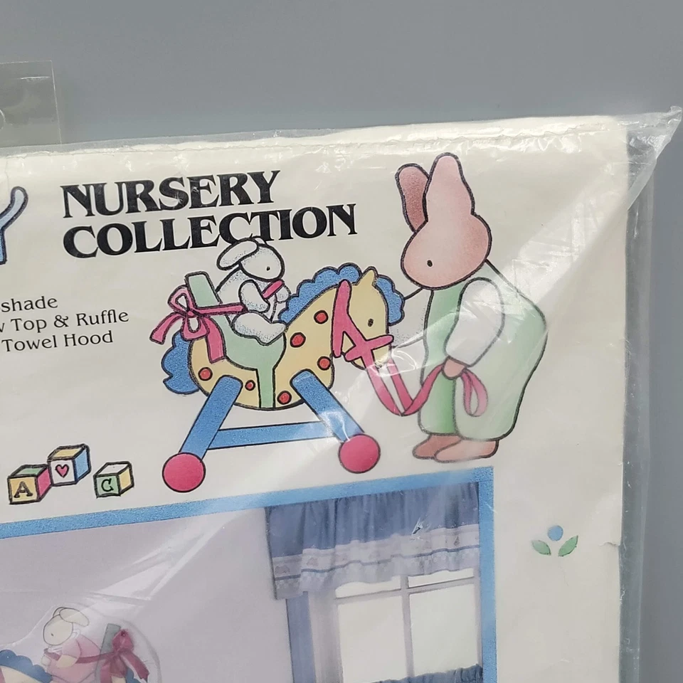 Vintage Daisy Kingdom Nursery Collection Honey Bunny Dust Ruffle NOS - Image 2 of 4