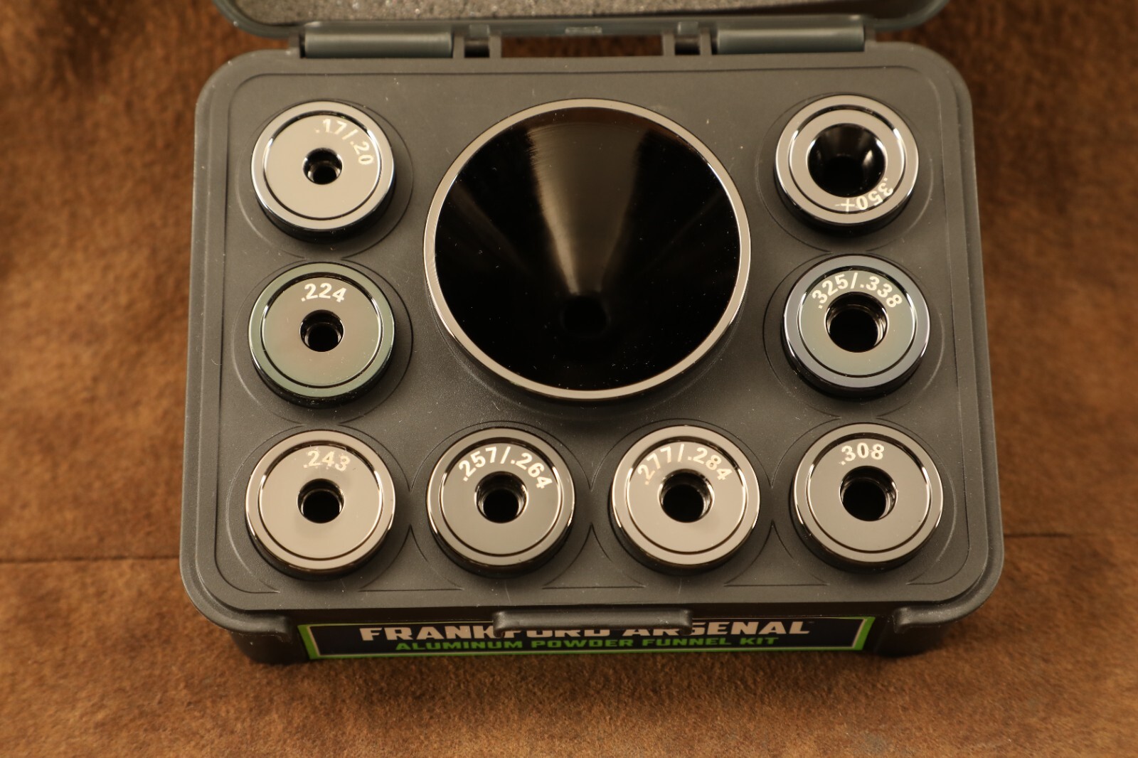 Frankford Arsenal Aluminum Powder Funnel Kit For Calibers .17 to .350