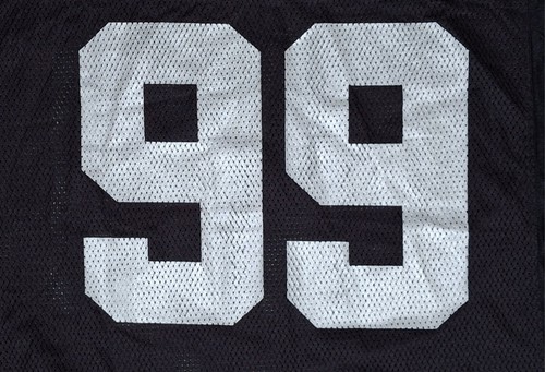 *VINTAGE* Size MEDIUM - RAIDERS Oakland Las Vegas #99 Warren Sapp 2004 EXCELLENT - Picture 6 of 11