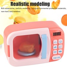 Kids Simulation Kitchen Microwave Oven Toy Children Play House Game Props Fall
