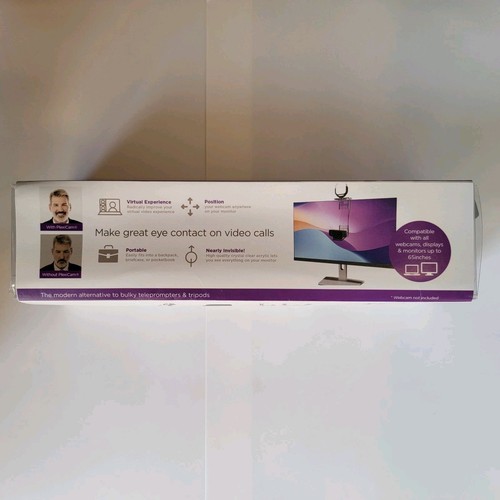 Plexicam Pro Webcam Mount For Great Eye Contact On Calls - Photo 4/7