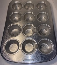 Padella per muffin impastatori 12 pezzi fuori produzione modello ciottoli