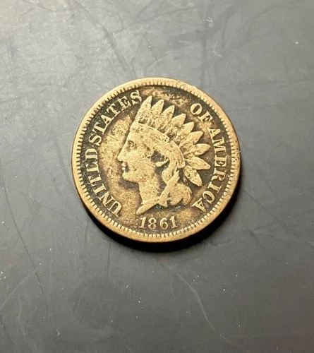 1861 Indian Head Cent, VERY GOOD++ CONDITION, GOOD STRIKE, A FEW TINY PIT MARKS