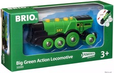 BRIO. Klasyczna zielona lokomotywa Ravensburger