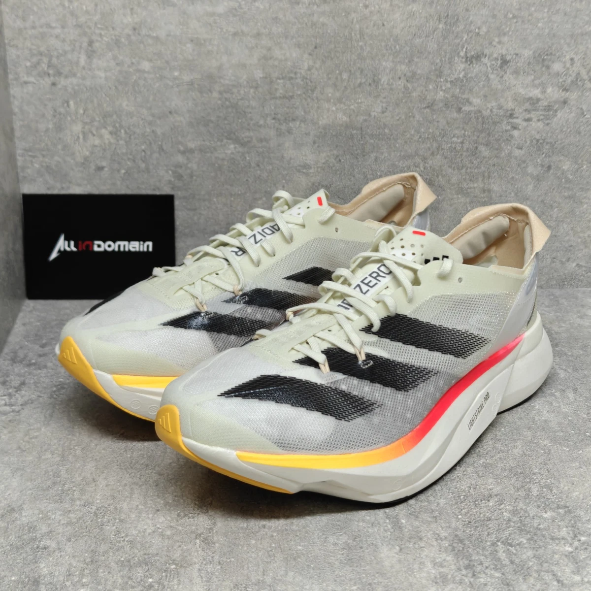 adidas Shoes Adizero Adios Pro 3 “Ivory Crystal Sand” 2024 Adidas Adizero Adios Pro 3：How to Spot Fakes (2025) - POIZON main image 3