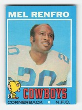 1971 Topps #118 Mel Renfro Very Good